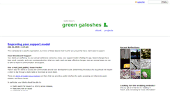 Desktop Screenshot of greengaloshes.cc