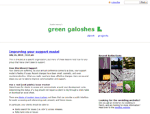 Tablet Screenshot of greengaloshes.cc